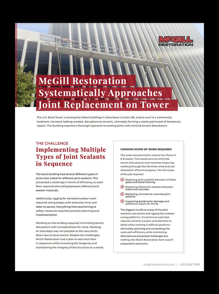 U.S. Bank Tower | Project by McGill Restoration